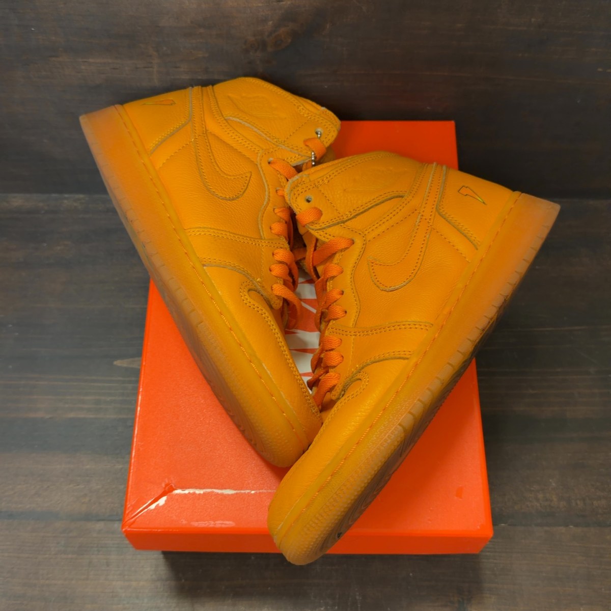 Jordan 1 Retro High Gatorade Orange Peel (GS) - Image 2