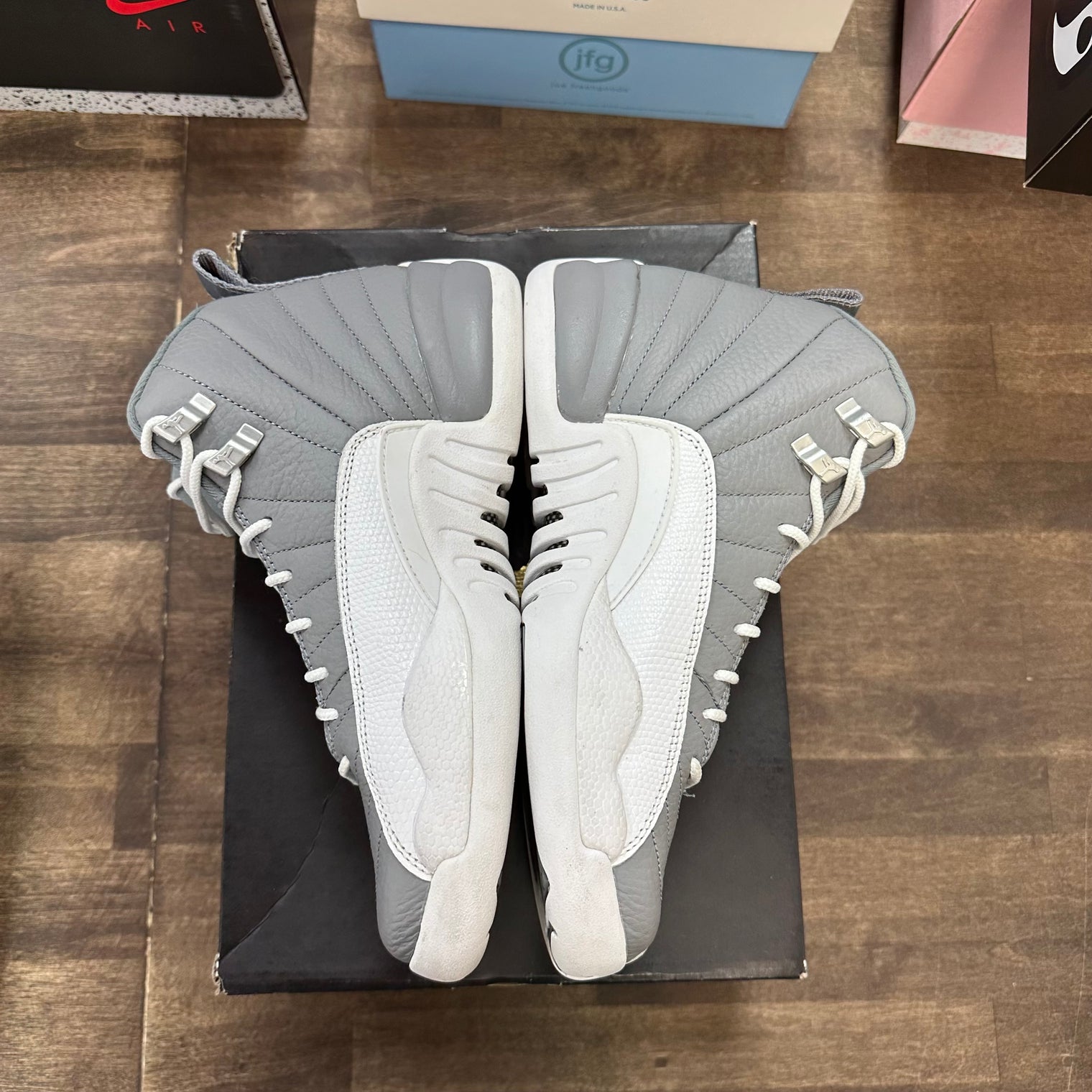 Stealth Jordan 12 Retro (GS) (Lightly Worn)