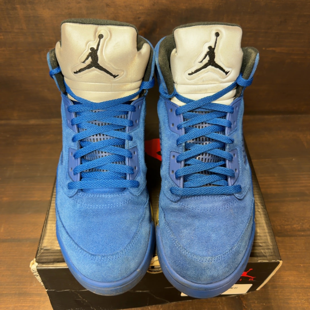 Jordan 5 Retro Blue Suede - Image 3