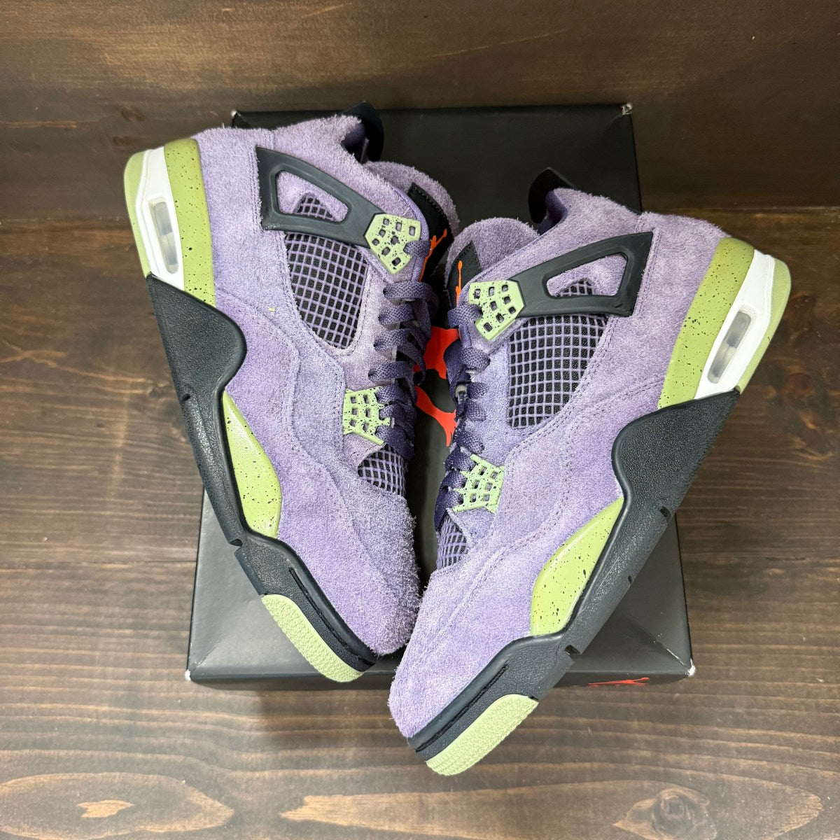Jordan 4 Retro Canyon Purple (Women's) - Image 2