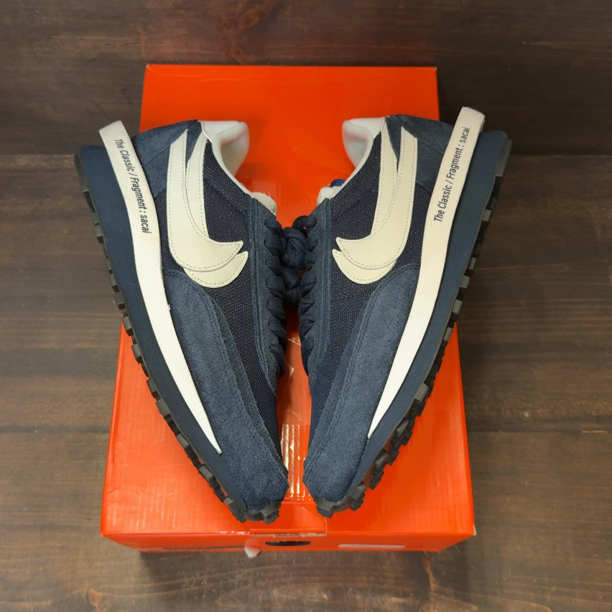 Nike LD Waffle SF sacai Fragment Blue Void - Image 2