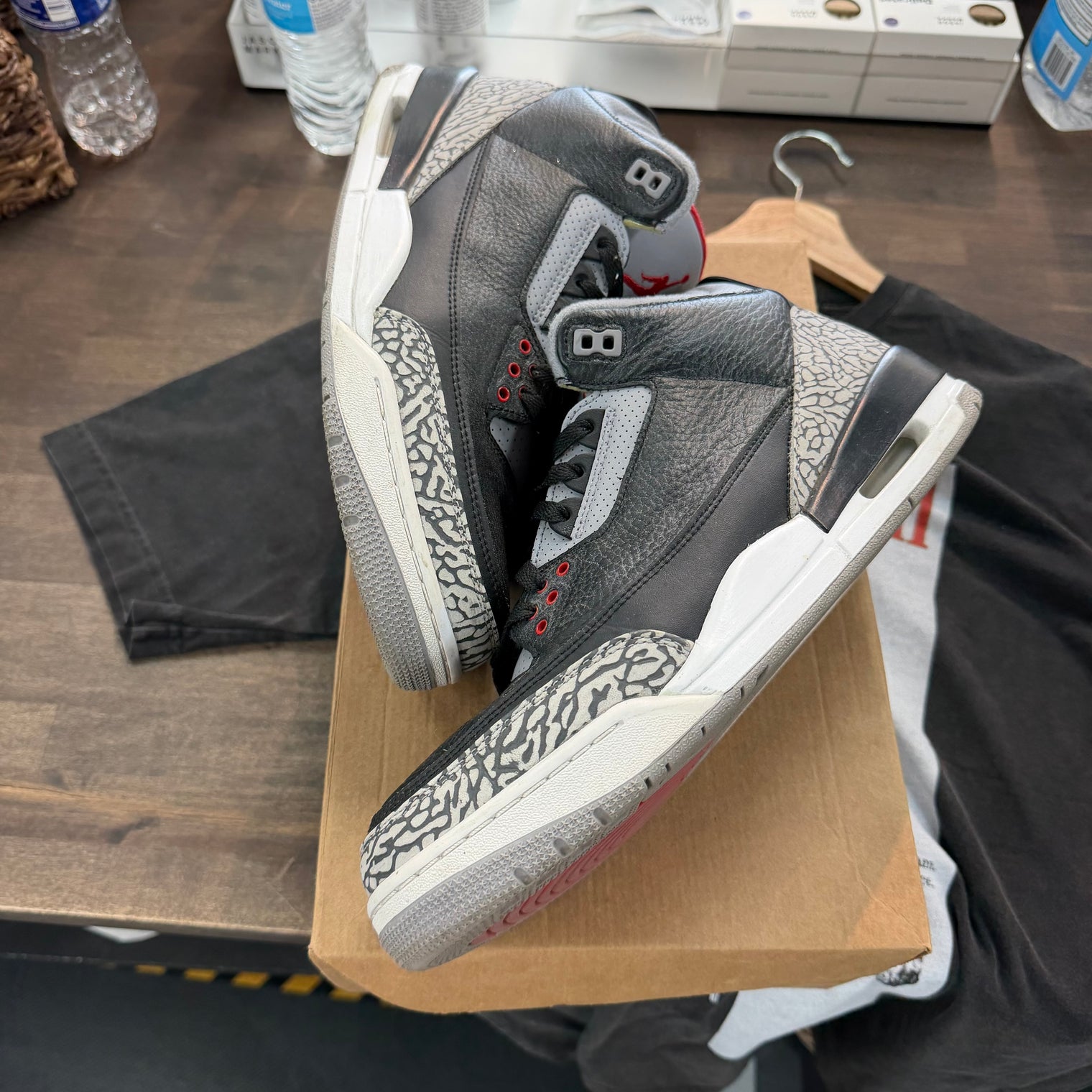 Black Cement Jordan 3 (2018) (USED, No Box)