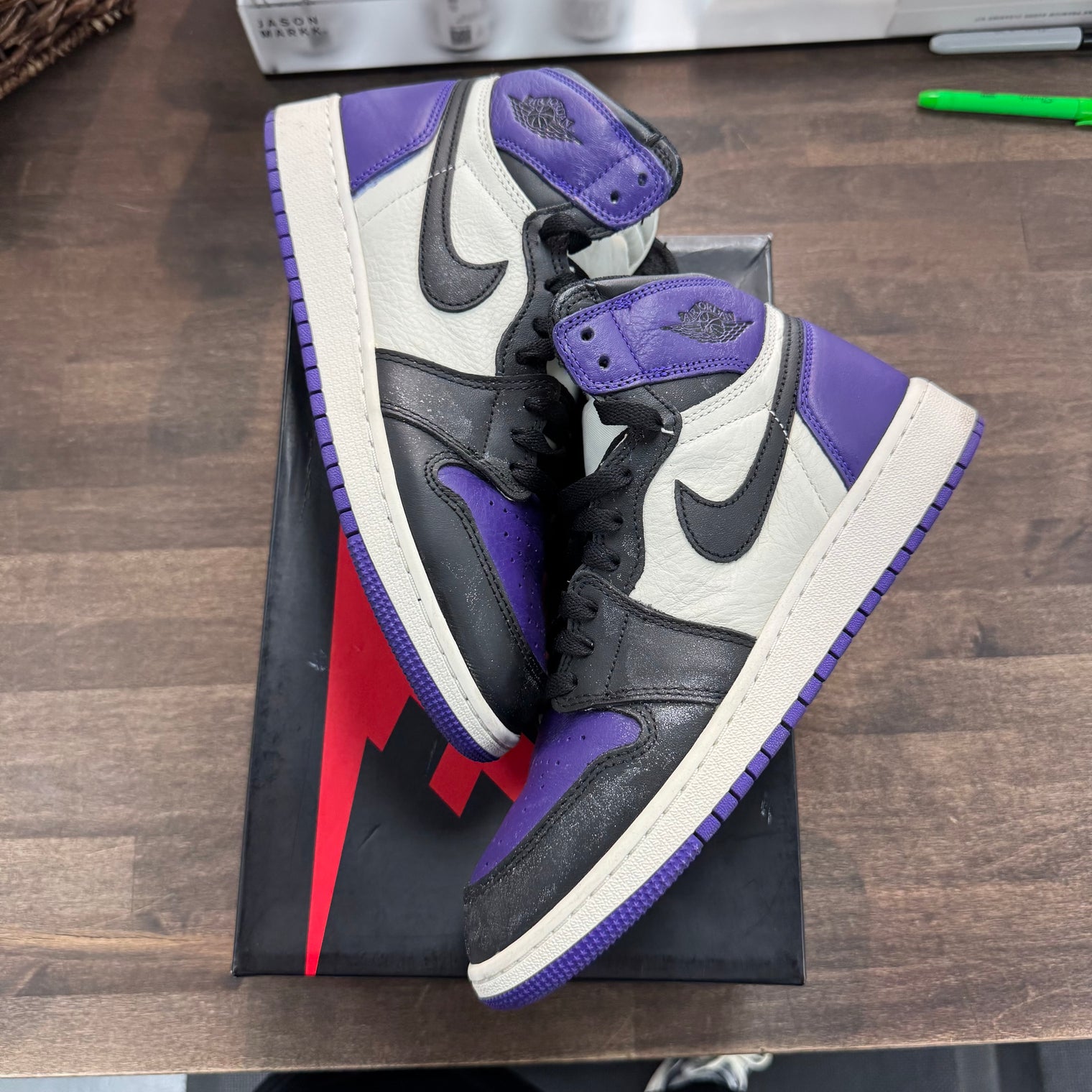 Court Purple OG Jordan 1 High (GS) (USED)