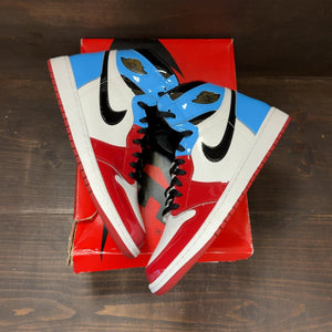 Jordan 1 Retro High Fearless UNC Chicago Size 12 (Pre-Owned) - back