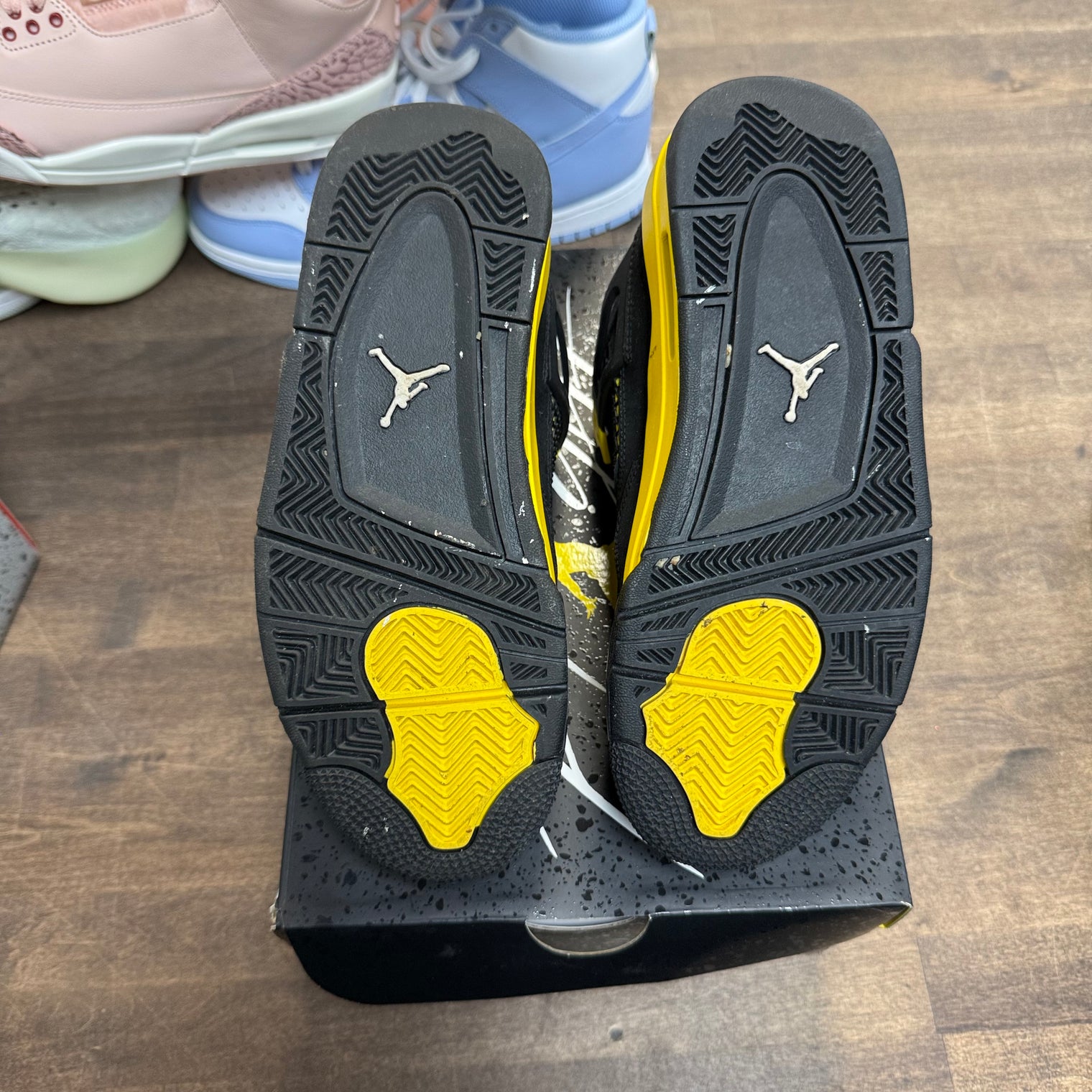 Yellow Thunder Jordan 4 Retro (2023) (GS) (USED)