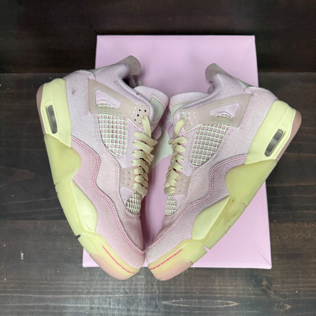 Jordan 4 Retro Iced Carmine (Women's) - Image 4