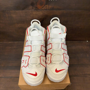 Nike Air More Uptempo White Varsity Red Outline Size 9.5 (Pre-Owned) - Image 3