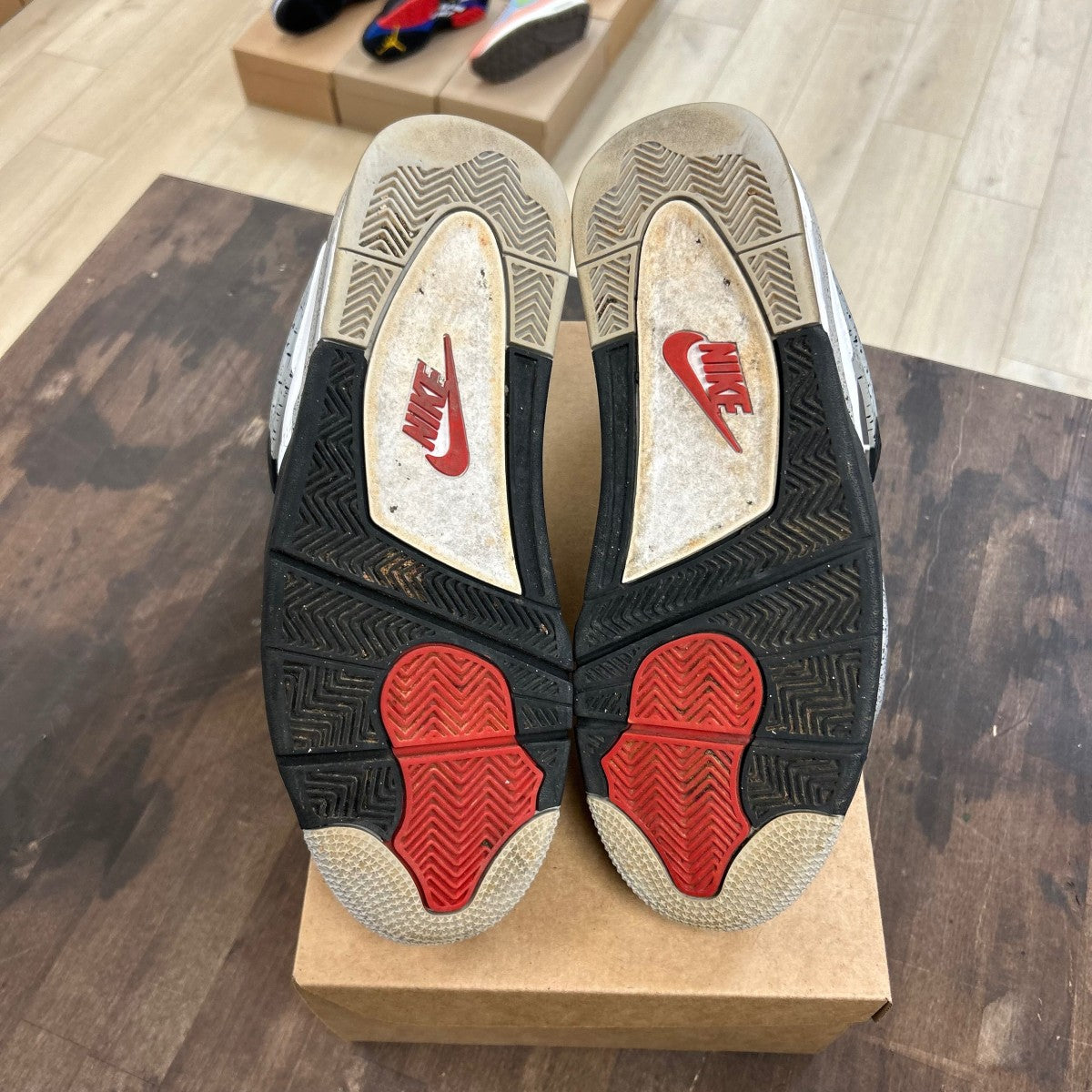 Jordan 4 Retro White Cement (2016) Size 12 (Pre-Owned) - Image 5