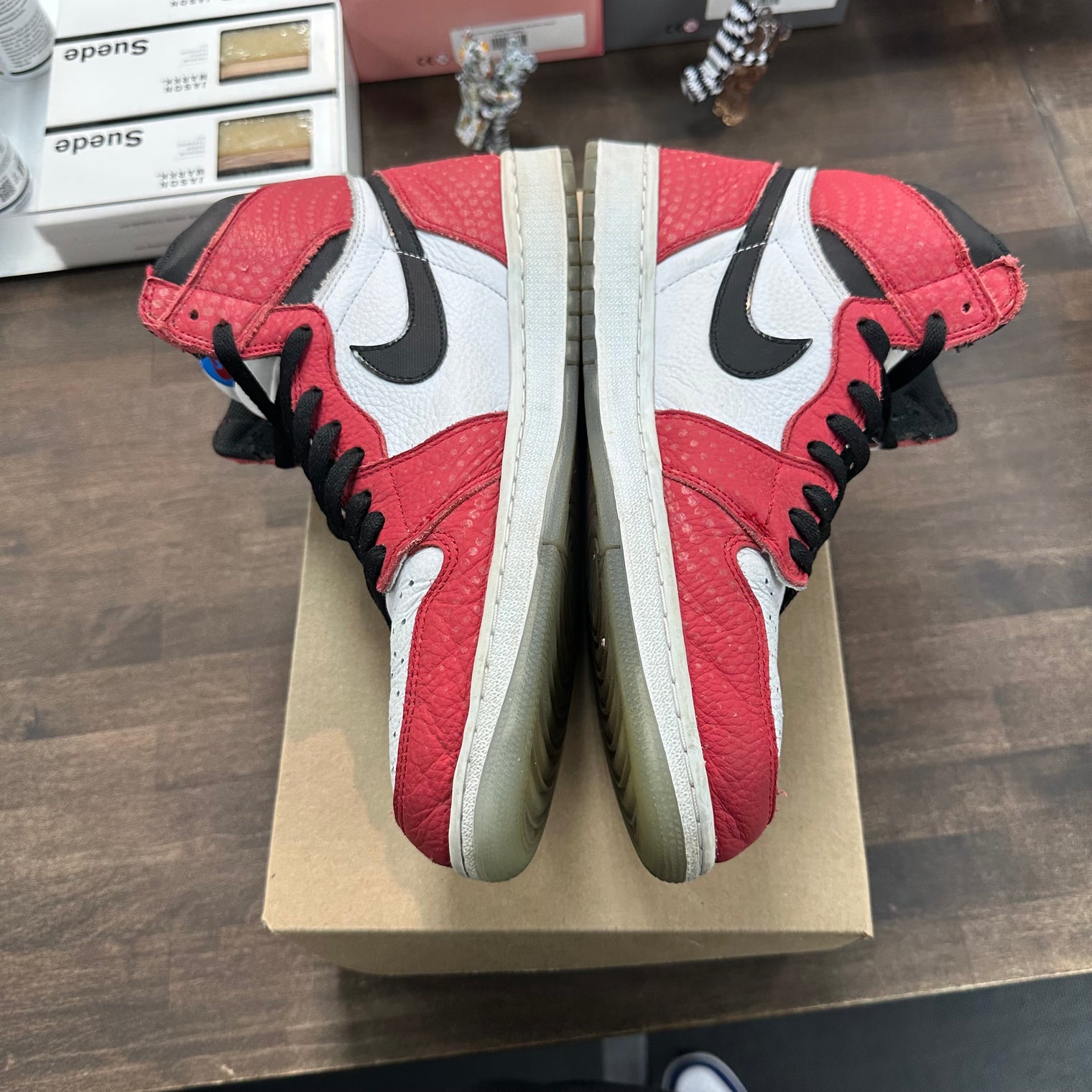 Spiderman Origin Story Jordan 1 High (USED,No Box)