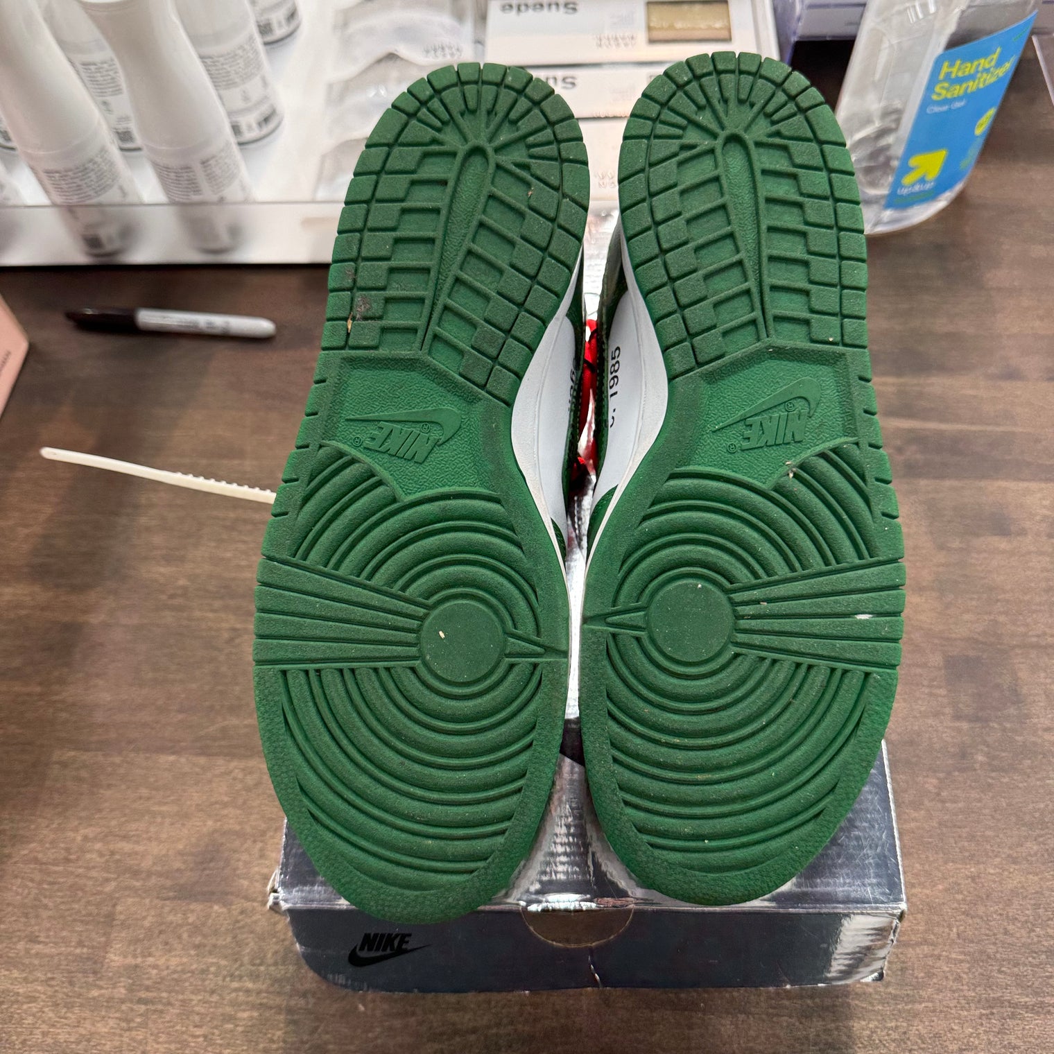 Pine Green Off-White Dunk Low (USED)