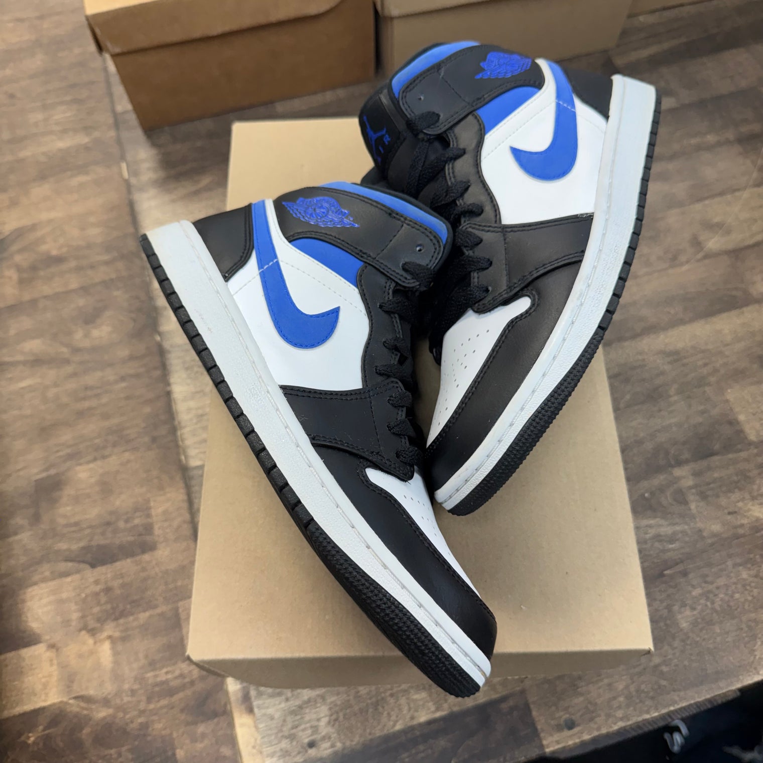 Racer Blue Jordan 1 Mid (USED, No Box)