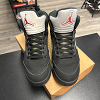Black Metallic Jordan 5 (USED, No Box)
