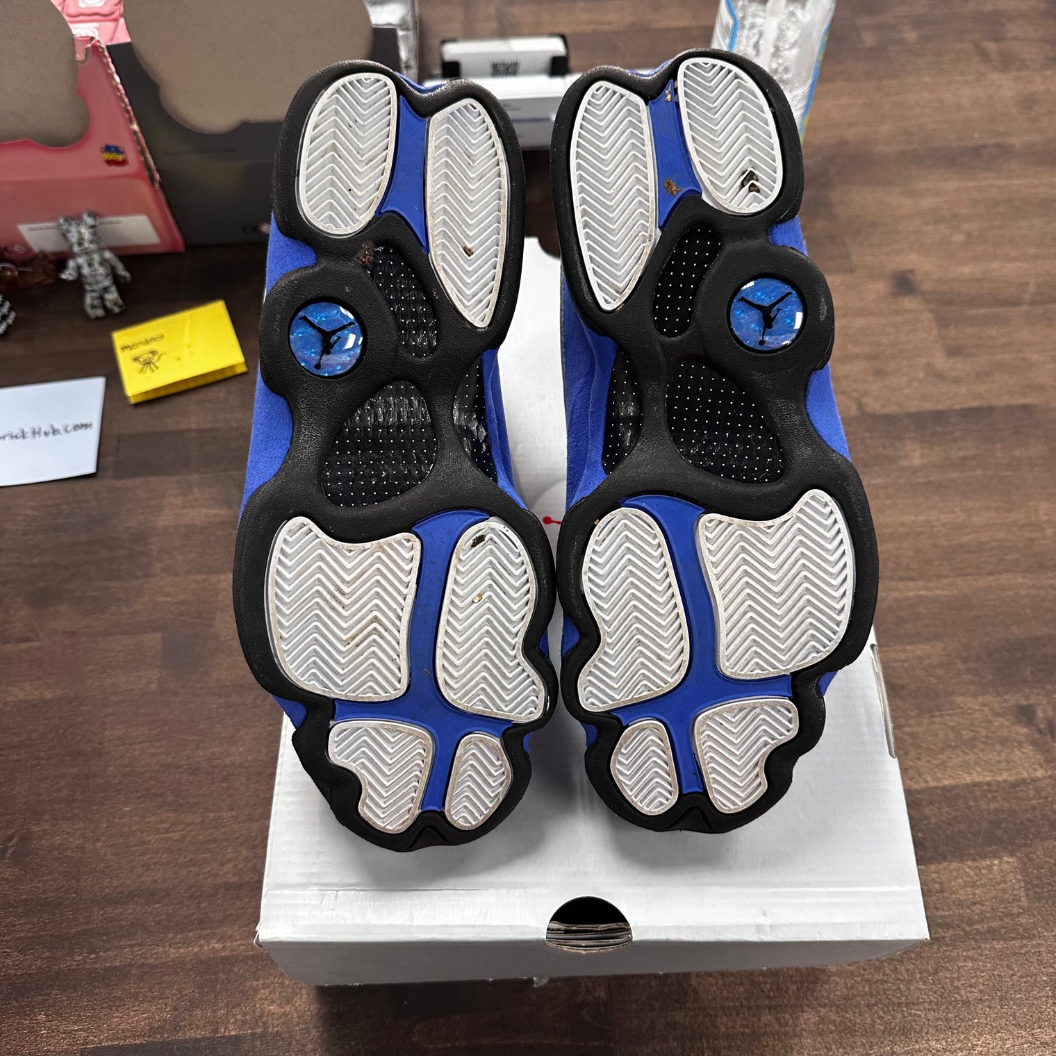 White Hyper Royal Black Jordan 13 (USED)