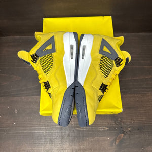 Jordan 4 Retro Lightning (2021) Size 10 (Pre-Owned) - side