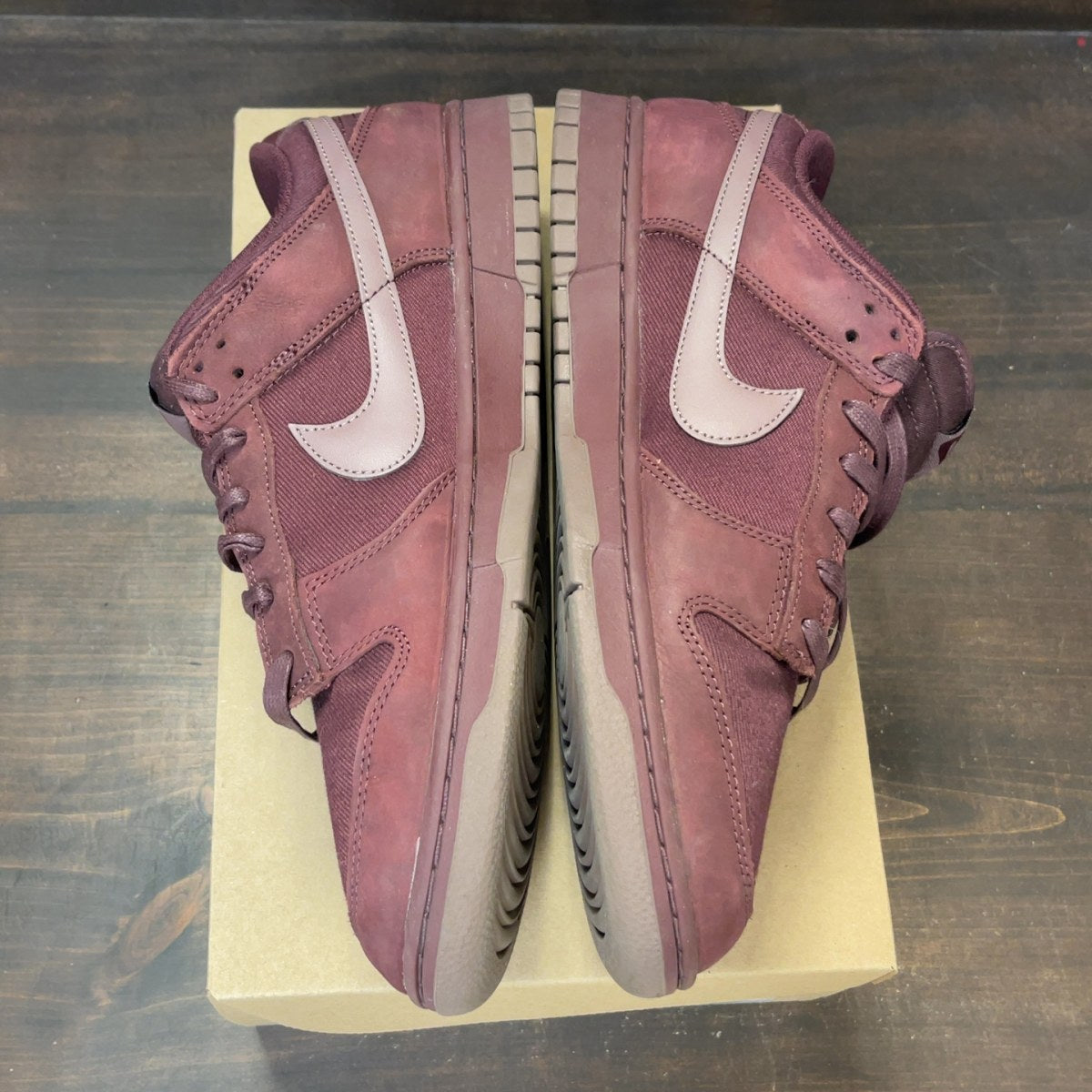 Nike Dunk Low Retro Premium Burgundy Crush Size 13 (Pre-Owned) - Image 4