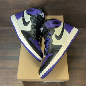Jordan 1 Retro High Court Purple Size 9 (Pre-Owned) - Image 2