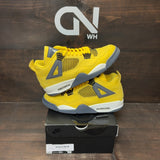 Jordan 4 Retro Lightning (2021) Size 10 (Pre-Owned) - Image 1