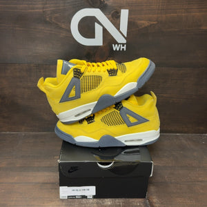 Jordan 4 Retro Lightning (2021) Size 10 (Pre-Owned) - Image 1