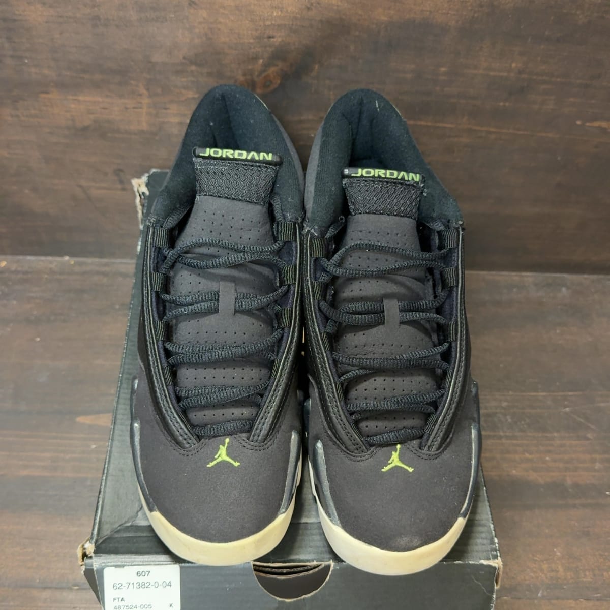 Jordan 14 Retro Indiglo (2016) (GS) Size 6Y (Pre-Owned) - tag