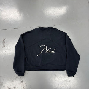 Rhude Panel Crewneck "Black: Size Medium (Pre-Owned) - back