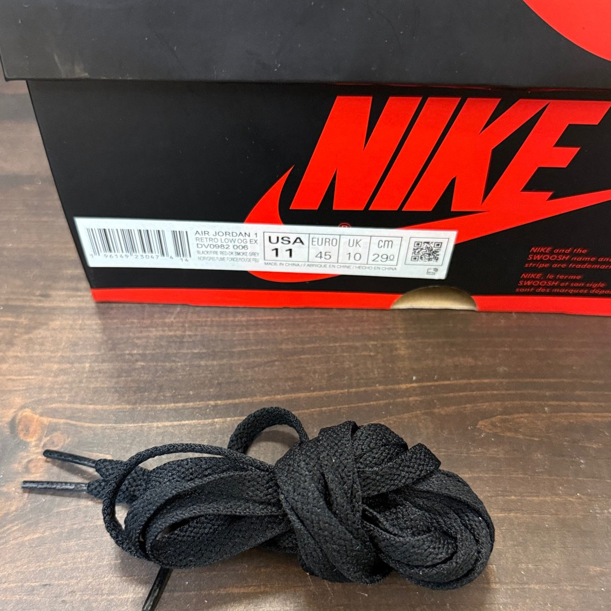Jordan 1 Low OG EX Black Smoke Grey - Image 7
