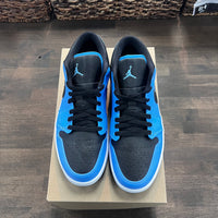 University Blue Black Jordan 1 Low (USED, No Box)