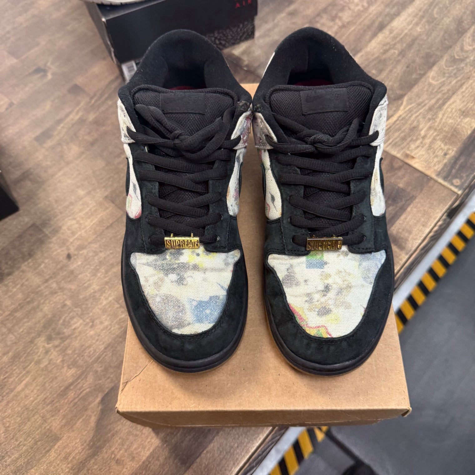 Supreme Rammellzee SB Dunk Low (USED, No Box)