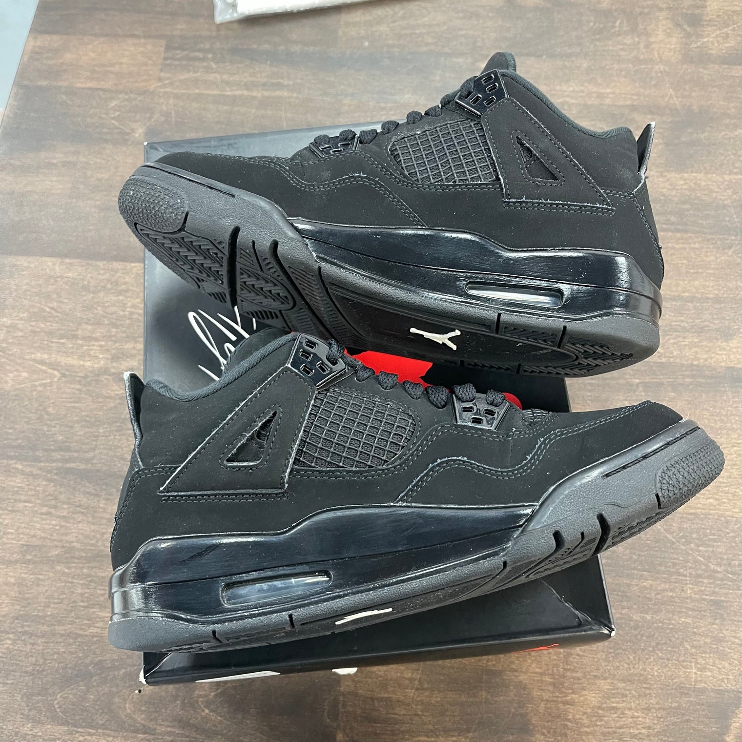 (GS) Black Cat Jordan 4 (USED)