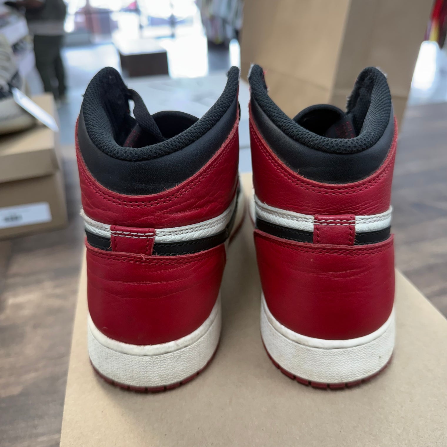 (GS) Bred Toe Jordan 1 High (USED, No Box)