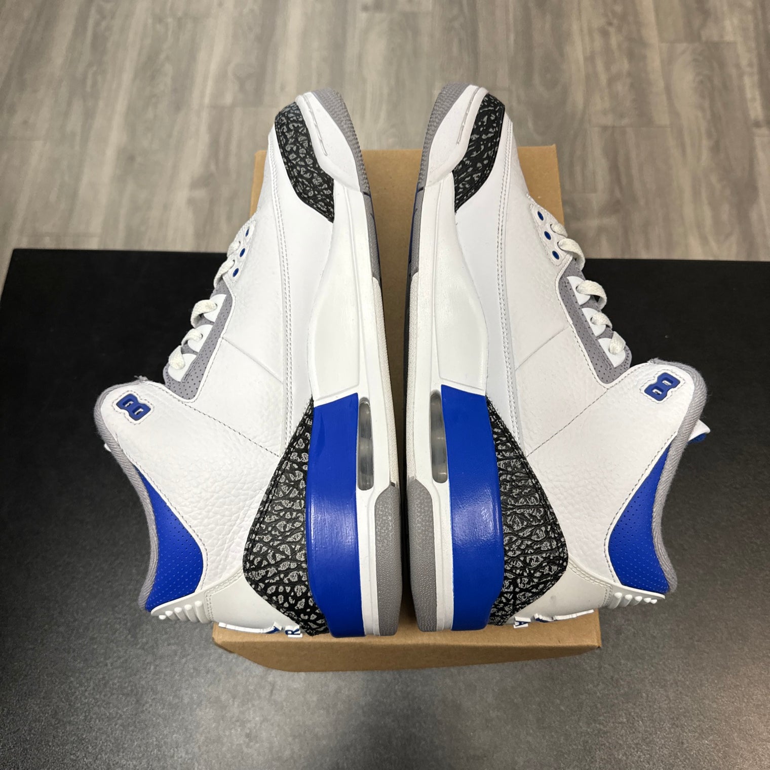 Racer Blue Jordan 3 (USED, No Box)