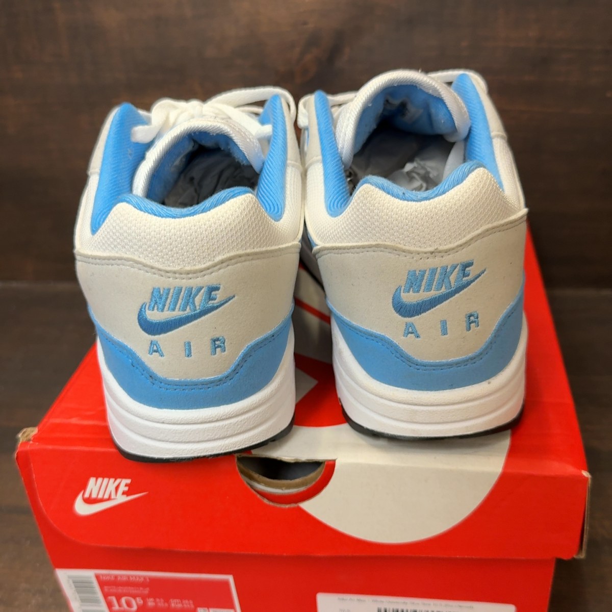 Nike Air Max 1 White University Blue - Image 4