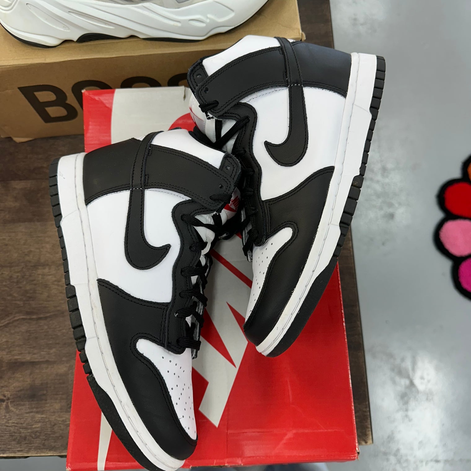 Panda Black White Dunk High (W) (USED)