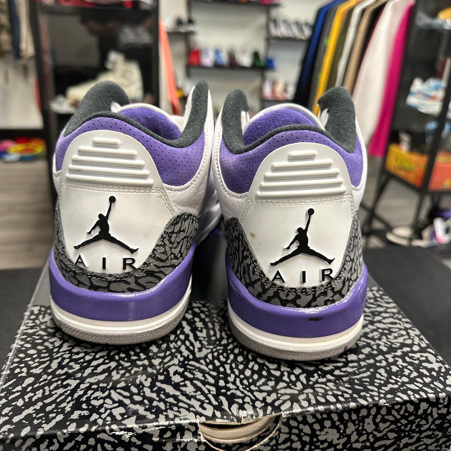 Dark Iris Jordan 3 (USED)
