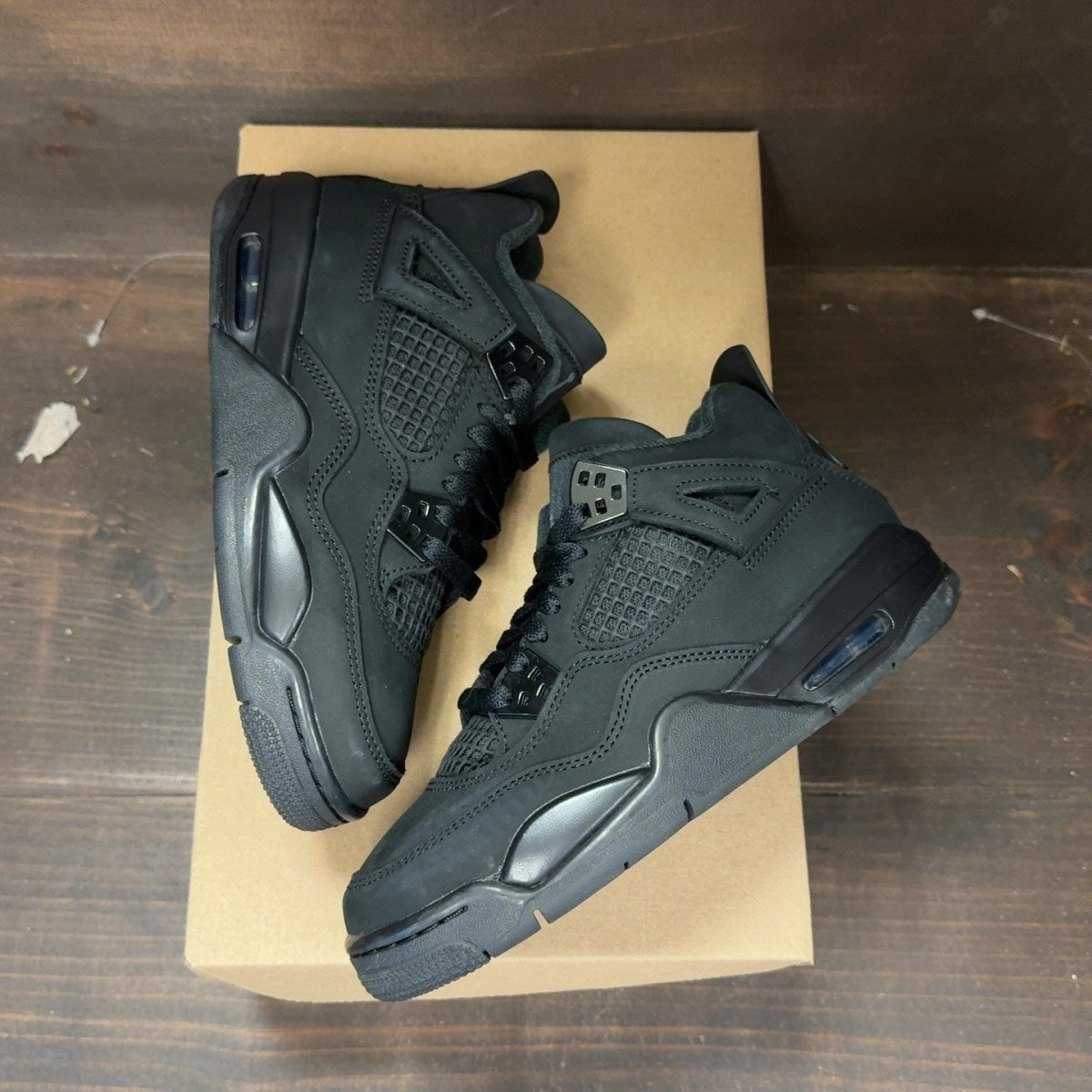 Jordan 4 Retro Black Cat (2025) (GS) Size 4.5Y - Image 2