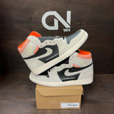 Jordan 1 Retro High Neutral Grey Hyper Crimson Size 14 - Image 1