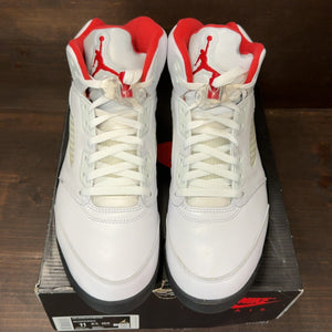 Jordan 5 Retro Fire Red Silver Tongue (2020) - Image 3