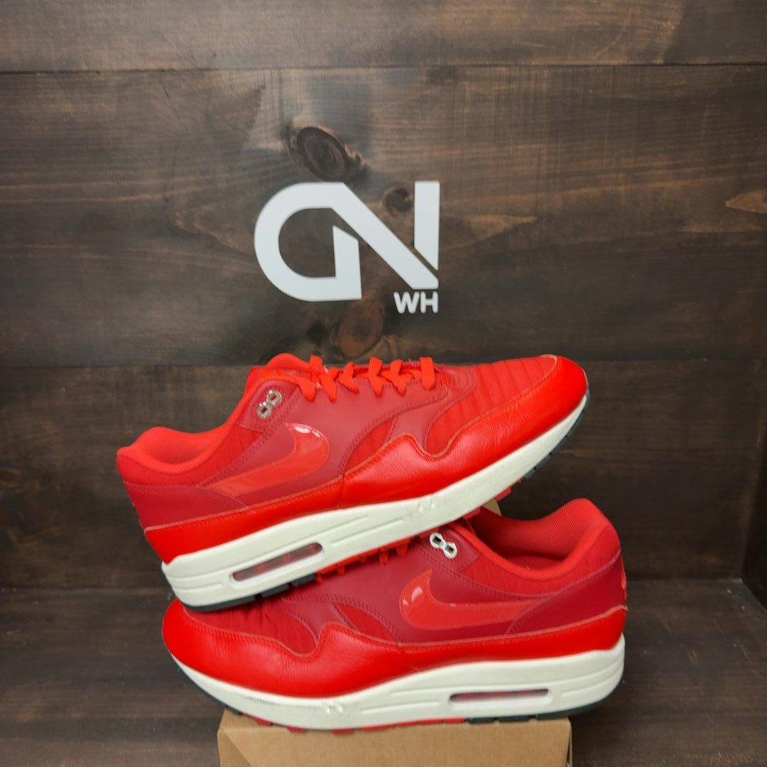 Nike Air Max 1 Gym Red Crimson Size 13 (Pre-Owned) - Image 1