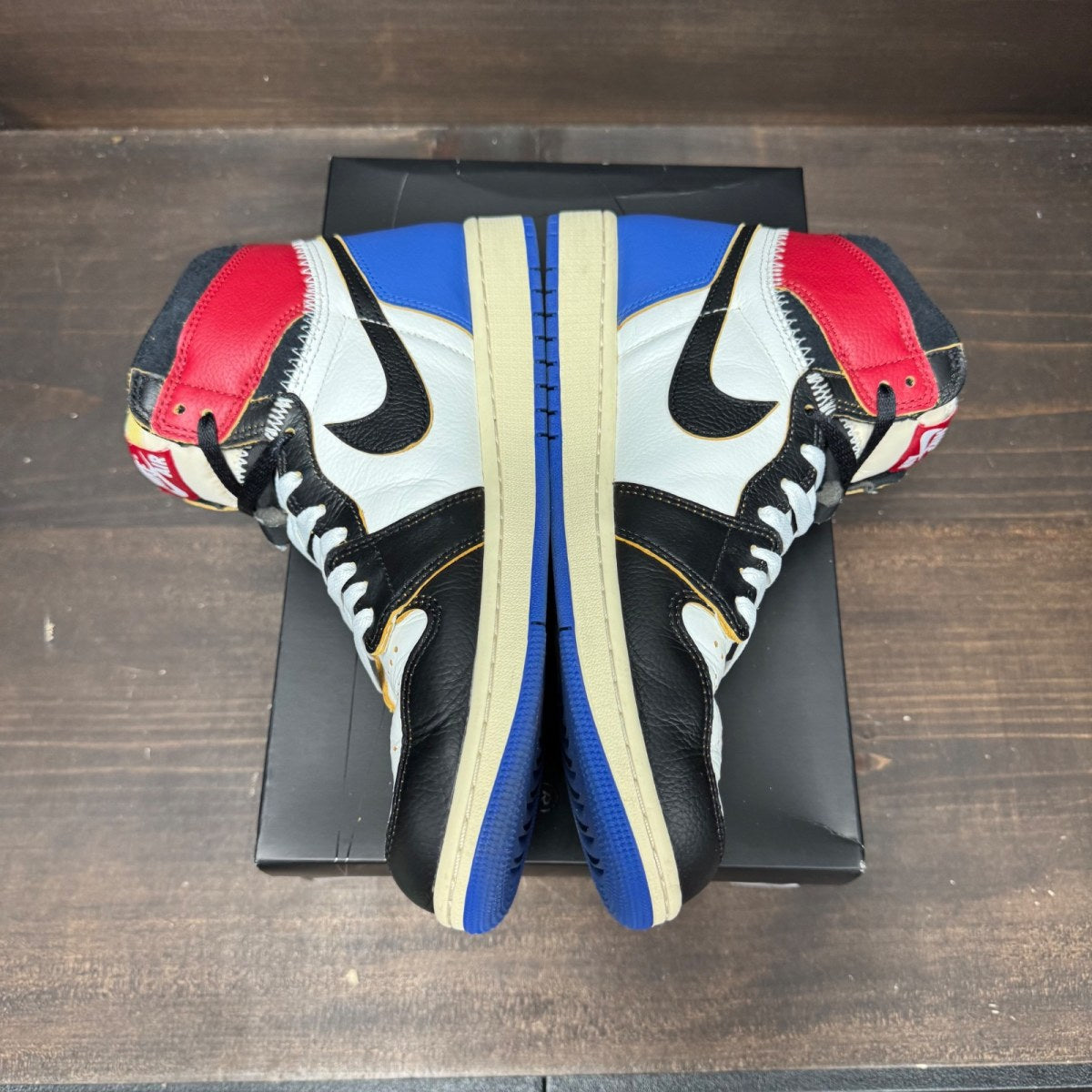 Jordan 1 Retro High OG SP Fragment x Union LA Varsity Red Sport Royal - Image 4