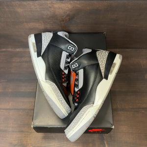 Jordan 3 Retro OG Black Cement (2024) Size 9.5 (Pre-Owned)