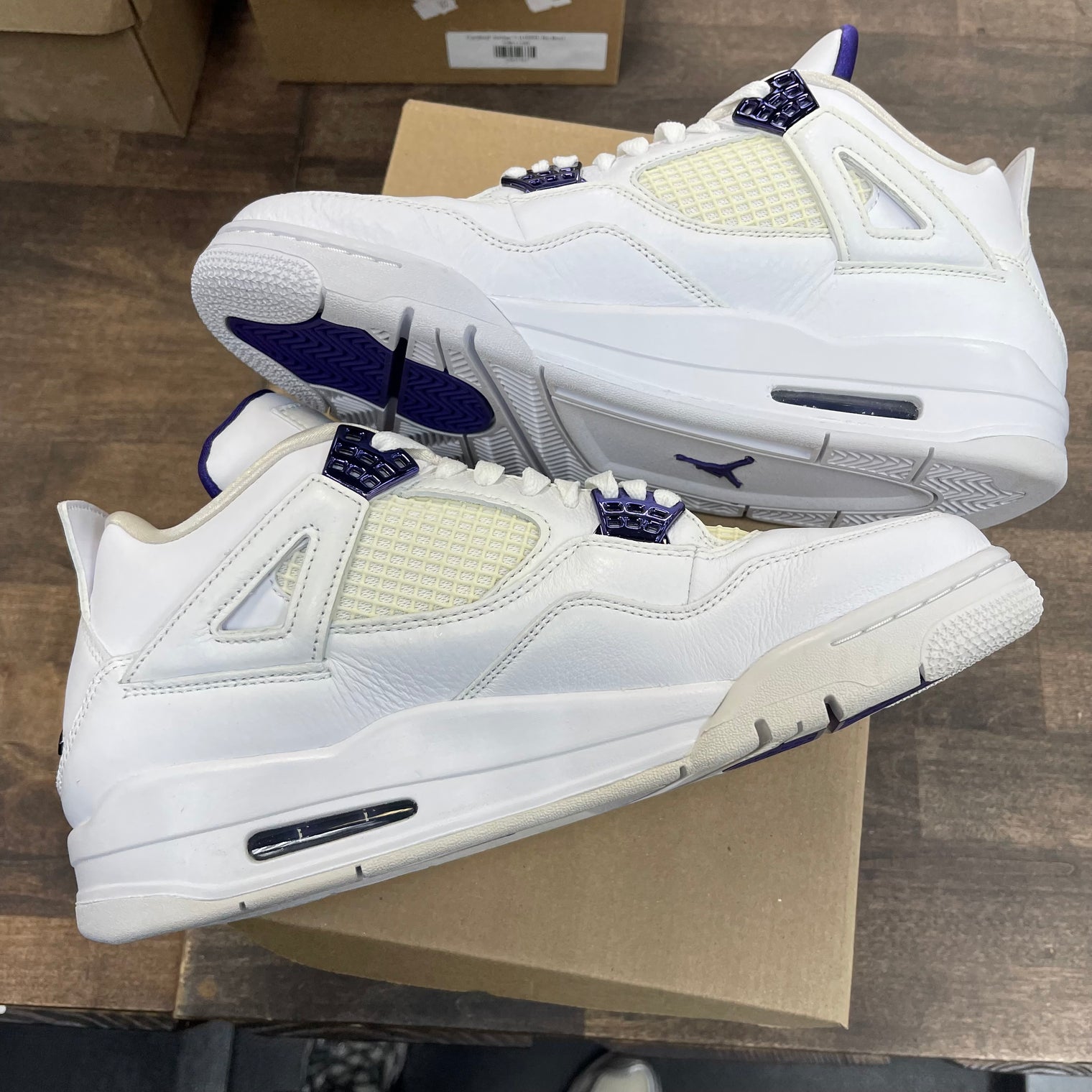 Metallic Purple Jordan 4 (USED,No Box)