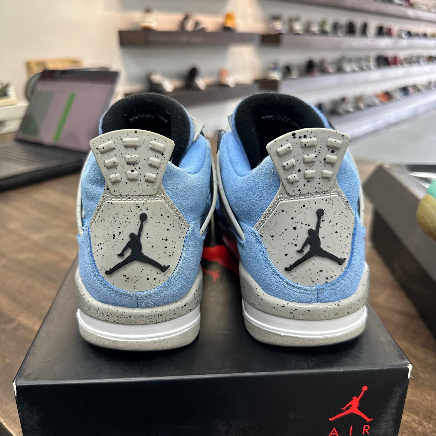 University Blue Jordan 4 (GS) (USED)