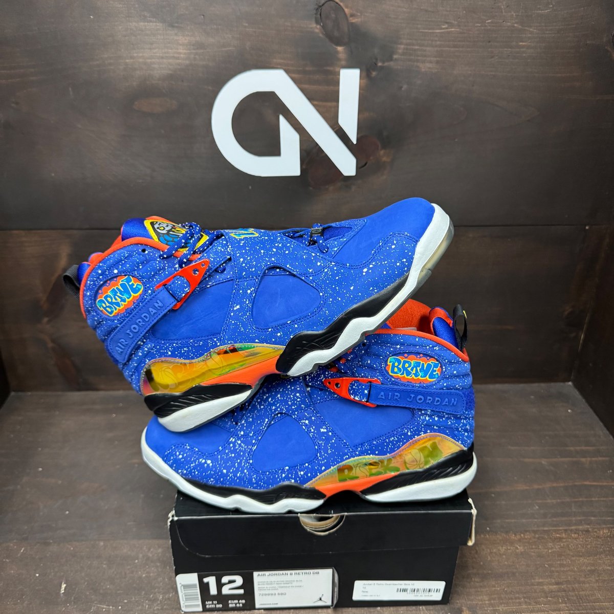 Jordan 8 Retro Doernbecher Size 12 - front