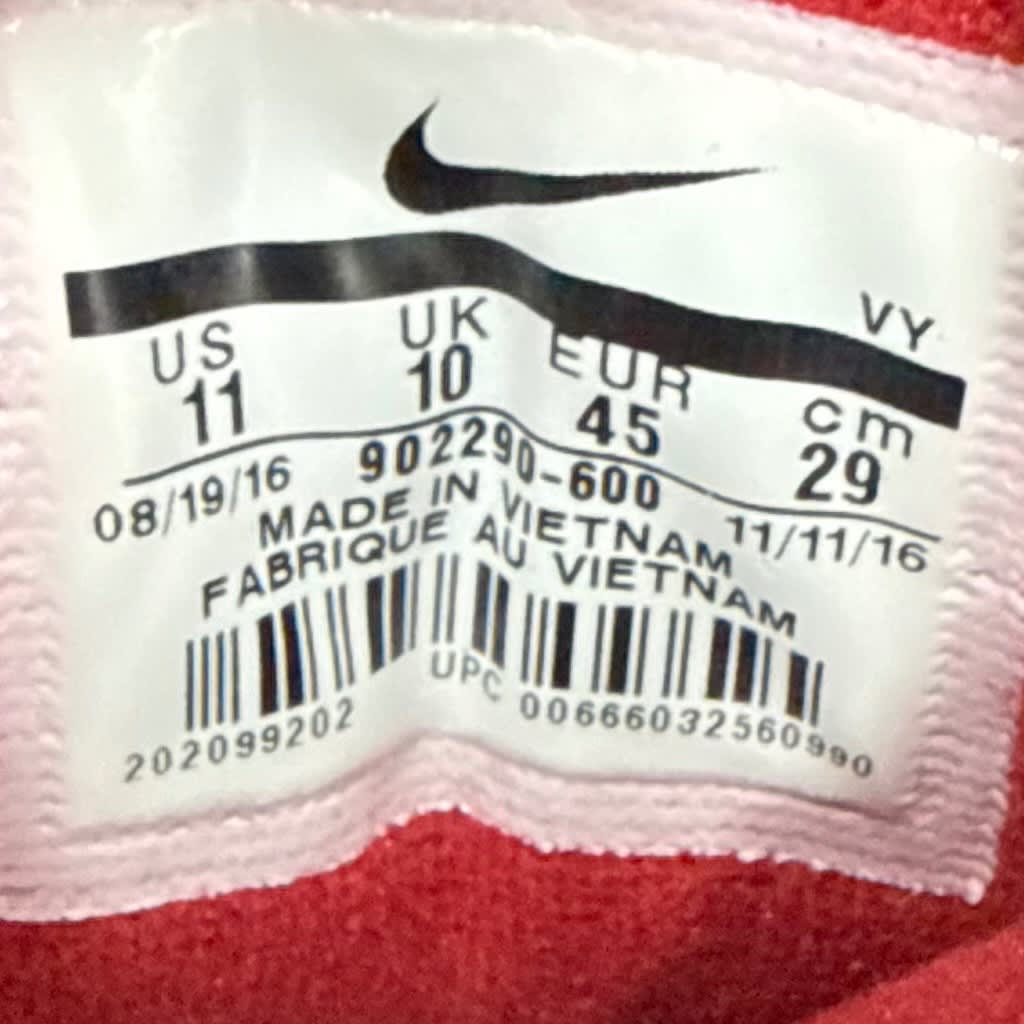Nike Air More Uptempo Supreme Suptempo Red Size 11 (Pre-Owned) - aux