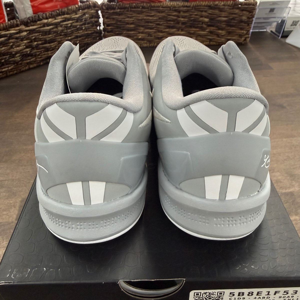 Nike Kobe 8 Protro Wolf Grey - Image 4