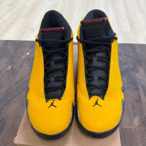 Jordan 14 Retro University Gold Size 12 (Pre-Owned) - Image 5