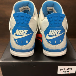 Jordan 4 Retro Military Blue (2024) Size 8.5 (Pre-Owned) - aux