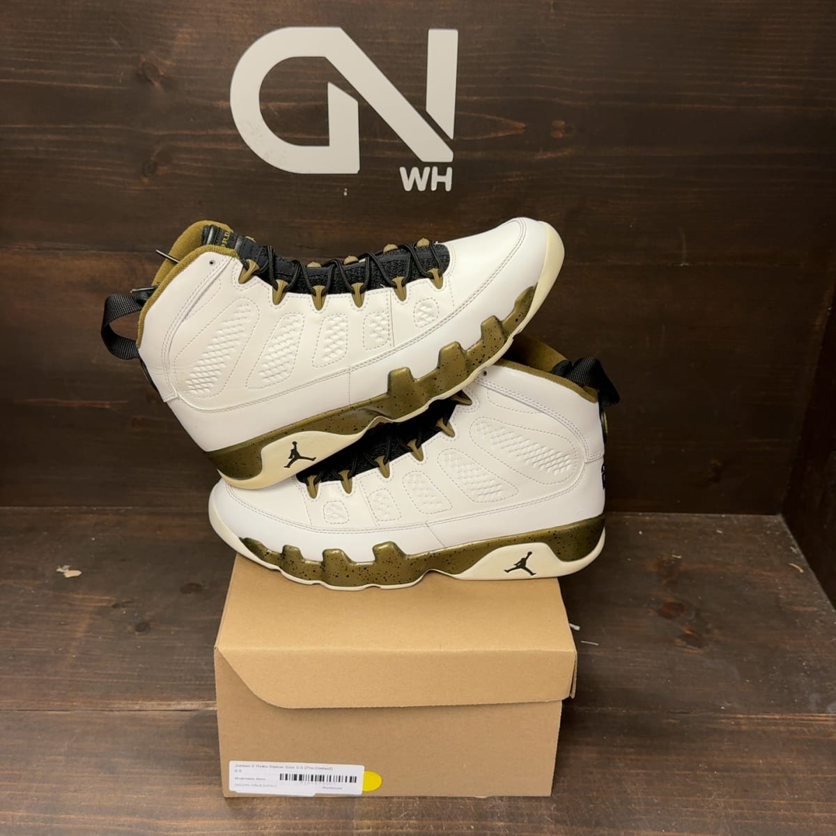 Jordan 9 Retro Statue Size 8.5 (Pre-Owned) - front
