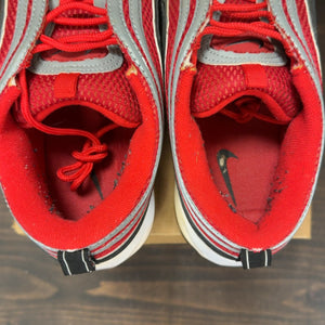 Nike Air Max 97 Dark Grey Gym Red Size 11 (Pre-Owned) - Image 6