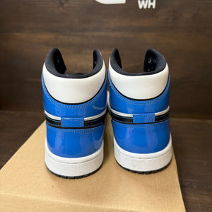 Jordan 1 Mid Signal Blue Size 8.5 (Pre-Owned) - Image 4
