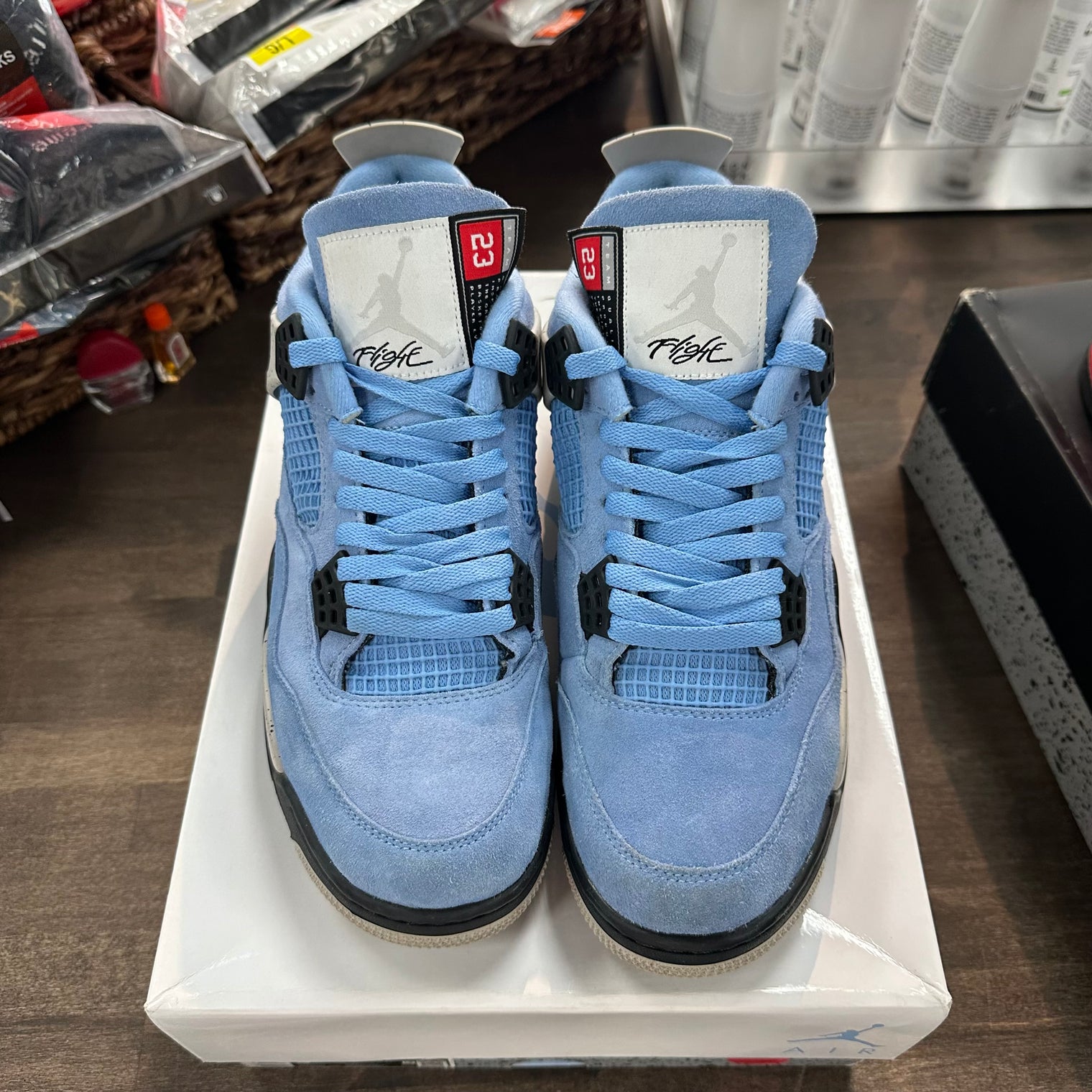 UNC University Blue Jordan 4 Retro (Used)